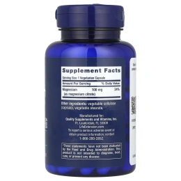 Life Extension Магний Цитрат 160 мг, 100 вегетарианских капсул