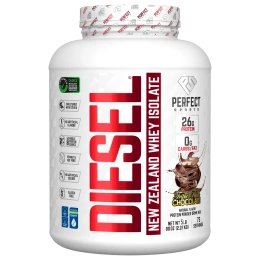 PERFECT Sports, Diesel, изолят сыворотки из Новой Зеландии, шоколад тройной насыщенности, 2,27 г (5 фунтов)