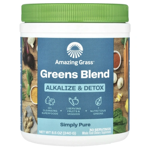 Amazing Grass, Зеленый суперпродукт, для ощелачивания и выведения токсинов, 8.5 унций (240 г)