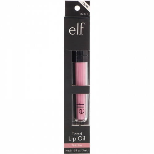 E.L.F. Cosmetics, Масло для губ с оттенком, Розовый поцелуй, 0.10 ж. унц.(3 мл)