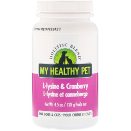 Holistic Blend, My Healthy Pet, L-lysine & Cranberry, For Dogs & Cats, 4.5 oz (128 g)