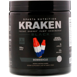 Sparta Nutrition, Kraken Black, Bombsicle, 11,29 унц. (320 г)
