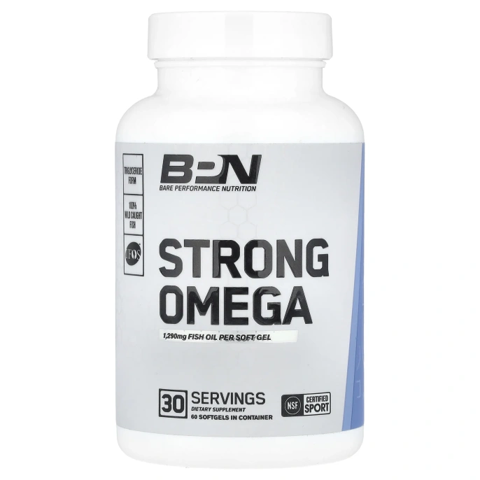BPN, Strong Omega, 60 капсул (1290 мг в каждой капсуле)