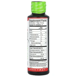 Barlean's, омега-3 на растительной основе из льняного масла, со вкусом клубники и банана, 227 г (8 унций)