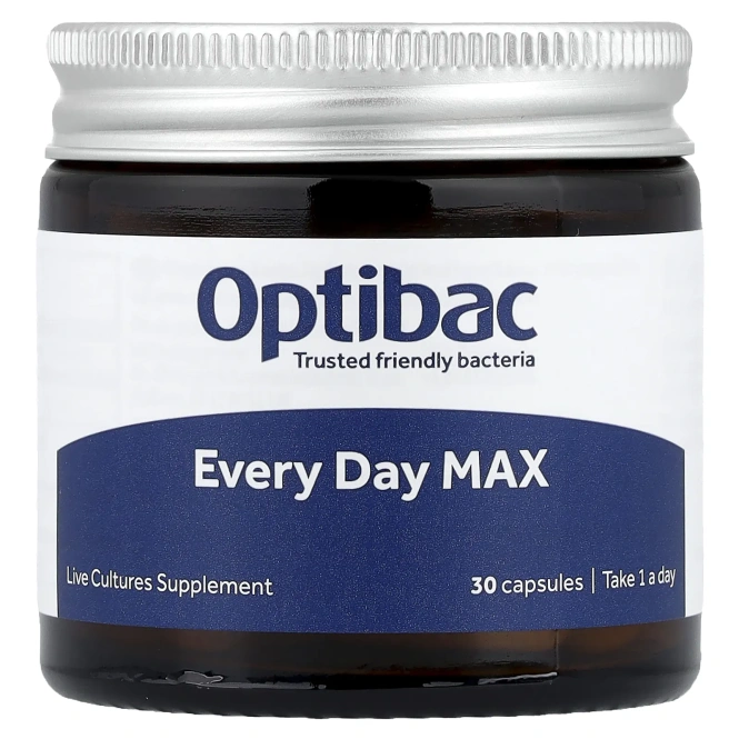 Optibac, Every Daily Max, 30 капсул