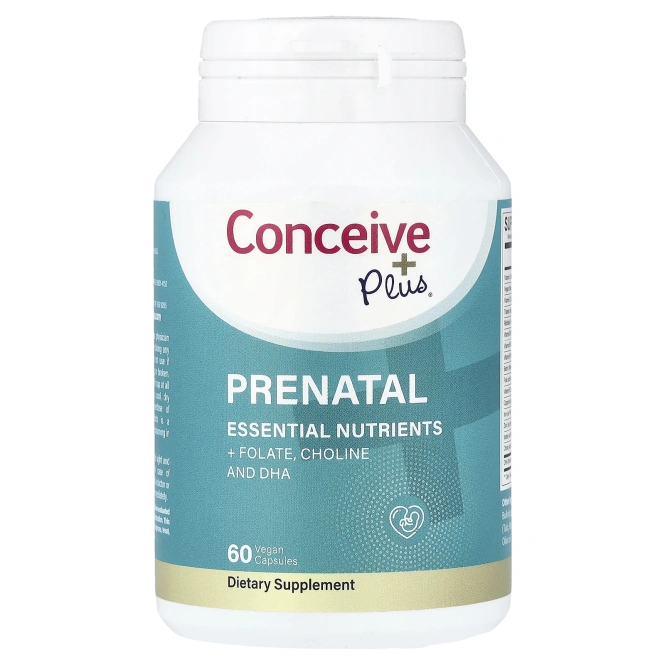 Conceive Plus, комплекс для беременных, 60 веганских капсул