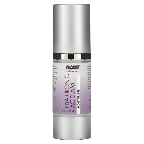 Now Foods, Solutions, увлажнитель с гиалуроновой кислотой, 2 жидкие унции (59 мл)
