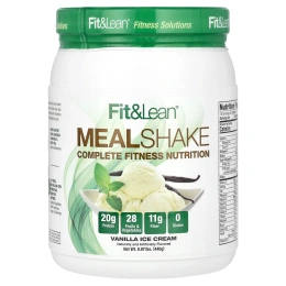 Fit & Lean, коктейль, ванильное мороженое, 440 г (0,97 фунта)