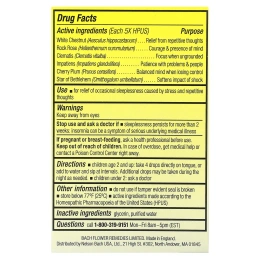 Bach Kids детские капли для сна от 2 лет, без спирта, 10 мл (0,35 жидк. унц.)