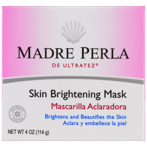 De La Cruz, Madre Perla, осветляющая маска для кожи, 4 унции (114 г)