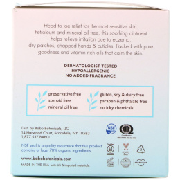 Babo Botanicals, Для чувствительной кожи, абсолютно натуральный продукт, лечебная мазь, 4 унц. (113 г.)