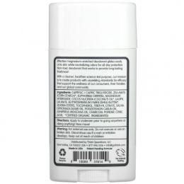 Think, Магниевый дезодорант, древесный уголь и шалфей, 2,65 унции (75 г)