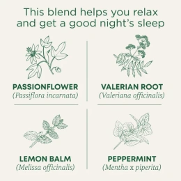 Traditional Medicinals, Organic Nighty Night Extra, мелисса и валериана, без кофеина, 16 чайных пакетиков в упаковке, 24 г (0,85 унции)