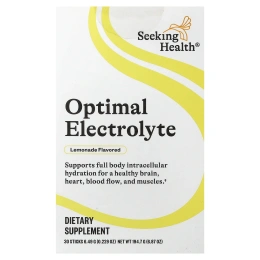 Seeking Health, Optimal Electrolyte, со вкусом лимонада, 30 пакетиков по 6,49 г (0,229 унции)