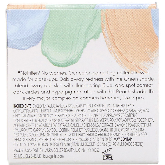 Laura Geller, Бальзам для губ Filter Corrector, Color Perfecting, 4 г