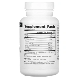 Source Naturals, Мега-GLA 300, 60 мягких капсул