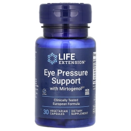 Life Extension, Eye Pressure Support с миртогенолом, 30 вегетарианских капсул