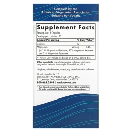 Nordic Naturals, комплекс магния, 90 капсул