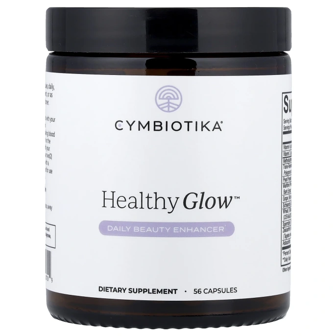 Cymbiotika, Healthy Glow™, средство для ежедневной красоты, 56 капсул
