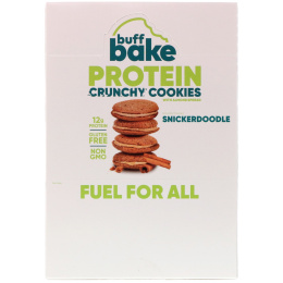 Buff Bake, Protein Crunchy Cookies, Snickerdoodle, 8 Cookie Packs, 1.79 oz (51 g) Each