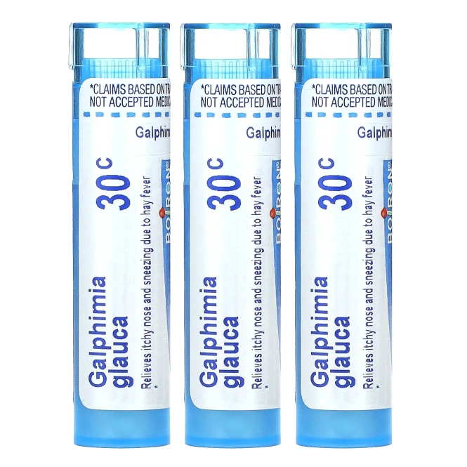 Boiron, Galphimia Meltaway, гранулы, 3 тюбика, 80 гранул в каждом