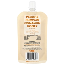 Bark Bistro, Buddy Budder, арахисовая паста для собак, тыквенная паста, 113 г (4 унции)