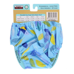 Charlie Banana, Многоразовый подгузник для плавания с удобными застежками, большой размер, 1 подгузник