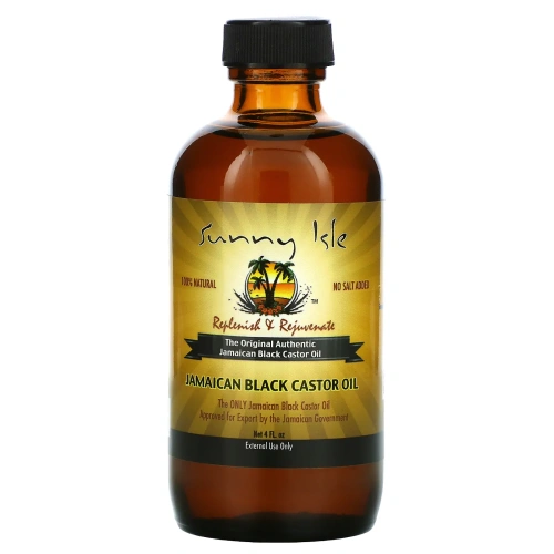 Sunny Isle, 100% натуральное ямайское черное касторовое масло, 120 мл (4 жидк. унции)