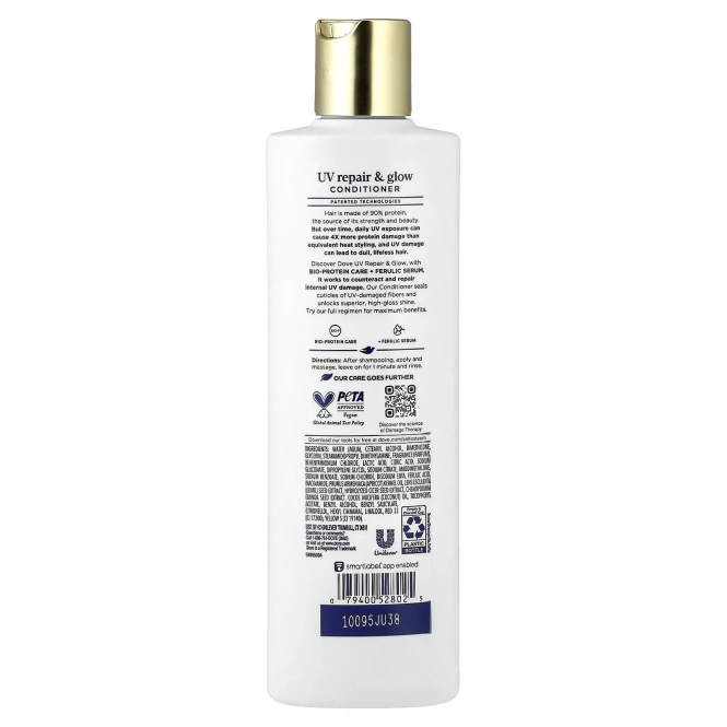 Dove, UV Repair & Glow, восстанавливающий кондиционер, 355 мл (12 жидк. унций)