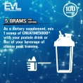 EVLution Nutrition, Creatine5000®, без добавок, 500 г (17,64 унции)