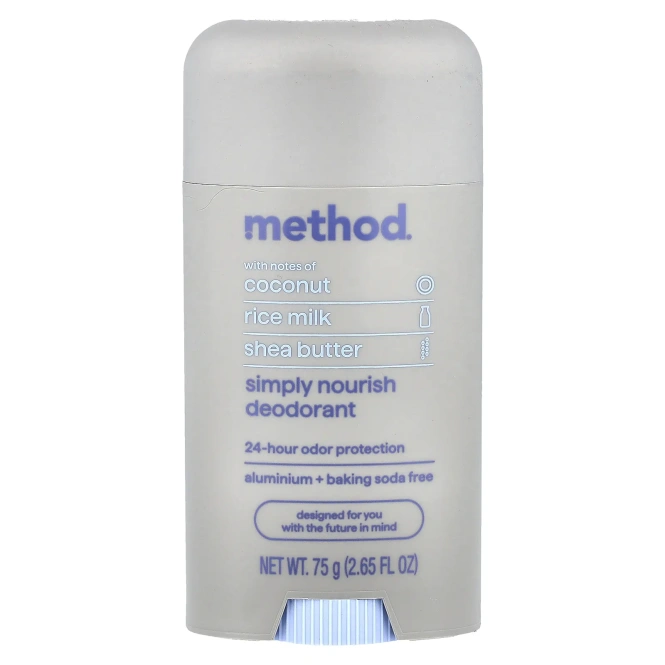 Method, Дезодорант, Simply Nourish, 75 г (2,65 жидк. Унции)