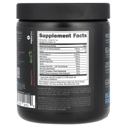 Bucked Up, Предтренировочная формула, Blue Raz, 11,11 унции (315 г)