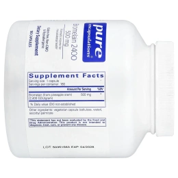 Pure Encapsulations, Bromelain 2400, 500 mg, 180 Capsules