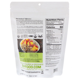 Sunfood, Сырые Органические Белые Тутовые Ягоды,  8 унций (227 г)