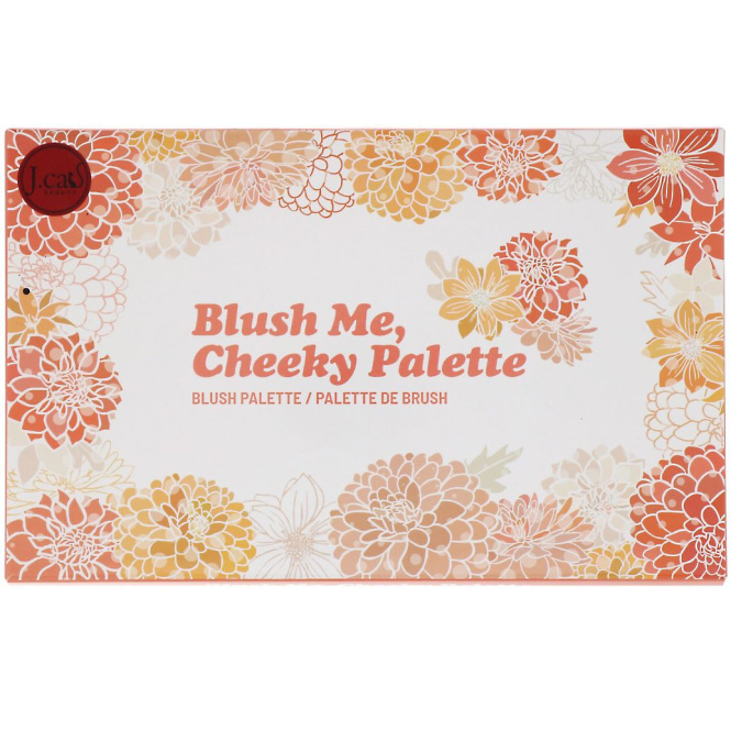 J.Cat Beauty, Палетка румян Blush Me, Cheeky Palette, 38 г