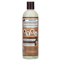 Okay Pure Naturals, Черное ямайское касторовое масло, кокосовые локоны, шампунь, 355 мл (12 жидк. унц.)