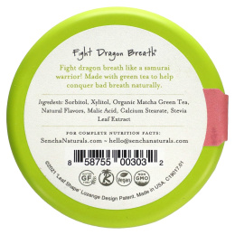 Sencha Naturals, Зеленый чай с мятой, розовый драконий фрукт, 35 г (1,2 унции)