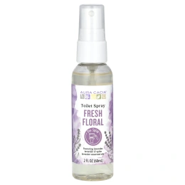Aura Cacia, спрей-освежитель для туалета, цветочная свежесть, 60 мл (2 жидк. унции)