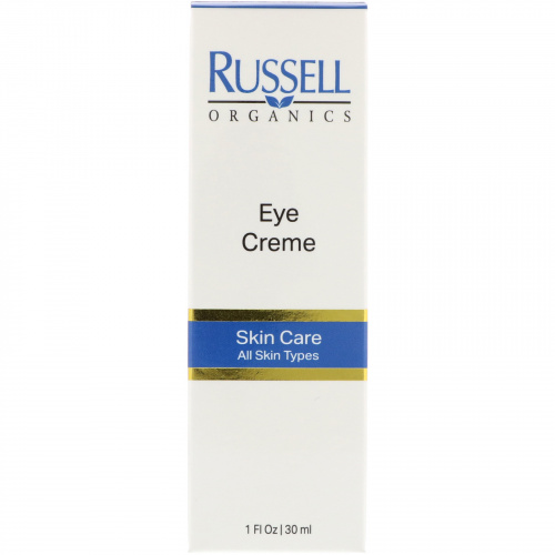 Russell Organics, Крем для кожи вокруг глаз, 1 жидка унция (30 мл)