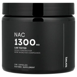 Toniiq, NAC, 240 капсул (650 мг на капсулу)