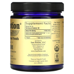 Sun Potion, Органические грибы рейши в виде порошка, 100 г