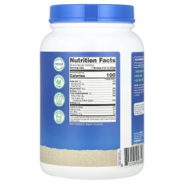 Nutricost, Органический рисовый протеин в порошке, без добавок, 907 г (2 фунта)
