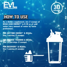 EVLution Nutrition, BCAA Lean Energy®, фруктовый пунш, 327 г (11,5 унции)