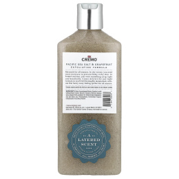 Cremo, Отшелушивающий гель для душа, № 06, тихоокеанская морская соль и грейпфрут, 473 мл (16 жидк. Унций)