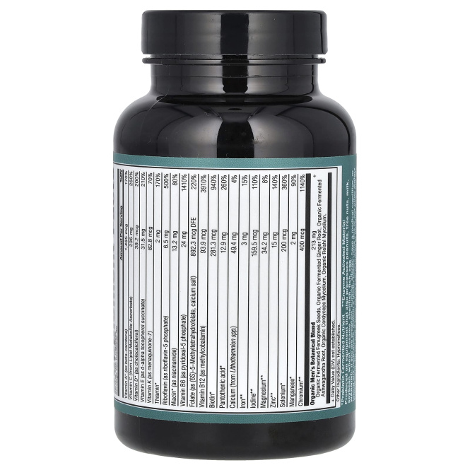 Ancient Nutrition, Ферментированный мультивитамин для мужчин, 60 капсул