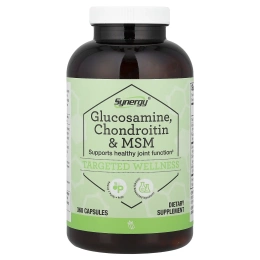 Vitacost, Synergy®, глюкозамин, хондроитин и МСМ, 360 капсул