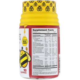 Zarbee's, Полноценный комплекс мультивитаминов вля детей младше + железо, натуральный фруктовый вкус, 90 жевательных таблеток