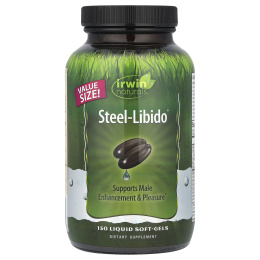 Irwin Naturals, Steel-Libido, 150 желатиновых капсул с жидким содержимым