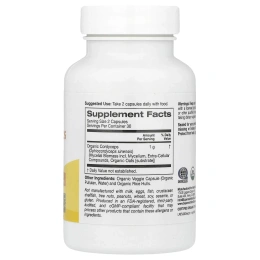 Super Nutrition, органический гриб кордицепс, 1 г, 60 растительных капсул (0,5 г в 1 капсуле)