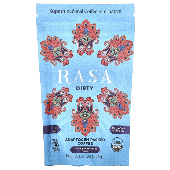 Rasa, Кофе, упакованный адаптогенами, грязный, 226 г (8 унций)